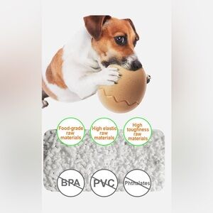 Large Dog Toy- Indestructible Natural Rubber for Aggressive Chewers & Teething